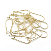 Brass Hoop Earrings X-KK-T032-012G-2