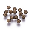 Tibetan Style Alloy Beehive Beads X-PALLOY-6662-AB-NR-1