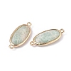 Natural Amazonite Links connectors G-E526-27C-2