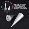 Aluminum Finger Ring Display Holder RDIS-WH0004-01-5