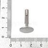 Non-Tarnish 304 Stainless Steel Cuff Buttons STAS-H124-10P-3