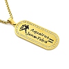Constellation 304 Stainless Steel Micro Pave Clear Cubic Zirconia Wheat Chain Pendant Necklaces for Women Men LS-NJEW-U007-01C-1