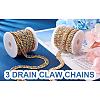 Fashewelry Zinc Alloy Rhinestone Strass Chains FIND-FW0001-30G-19