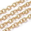 Brass Textured Cable Chains CHC-G005-10G-2