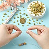 240Pcs 12 Colors Brass Grade A Rhinestone Spacer Beads KK-YW0002-34G-5