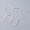 Natural Quartz Crystal Pointed Dowsing Pendulums G-J386-A08-1