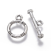 Alloy Ring Toggle Clasps PALLOY-J154-54AS-2