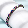 Adjustable Polyester Cord Braided Friendship Bracelets FB-CBA27E8-02B-3