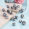 20Pcs 2 Colors Silicone Beads SIL-TA0001-07C-3