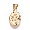 304 Stainless Steel Pendants STAS-L222-11G-3