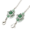 Round Natural Green Aventurine Dowsing Pendulums G-M447-07P-09-3