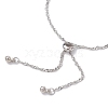 Adjustable 304 Stainless Steel Slider Bracelets BJEW-JB12328-01-4