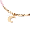 Star & Moon Pendant Necklaces Set for Teen Girl Women NJEW-JN03738-05-9