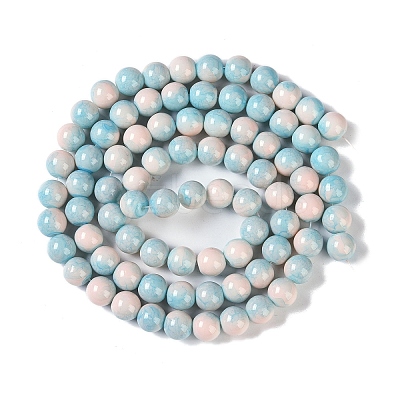 Baking Paint Glass Bead Strands GLAA-H031-01C-10-1