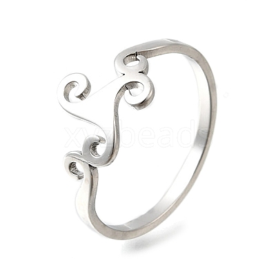 304 Stainless Steel Finger Rings RJEW-S628-01P-1