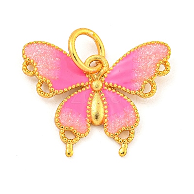 Rack Plating Brass Enamel Pendants KK-Z054-05G-01-1