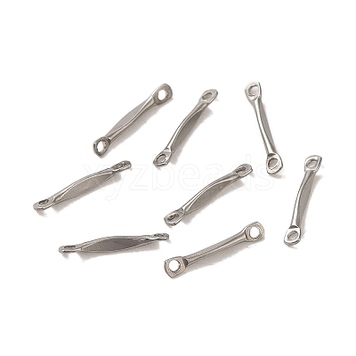 Non-Tarnish 304 Stainless Steel Connector Charms X-STAS-Q323-10P-1