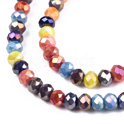 Opaque Glass Beads Strands GLAA-T006-12A-1