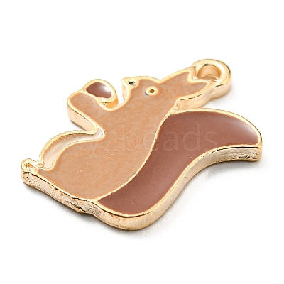Thanksgiving Day Alloy Enamel Pendants ENAM-D060-03G-KCG-1