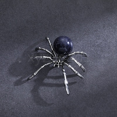 Synthetic Blue Goldstone Halloween Home Party Decorations PW-WG79695-08-1