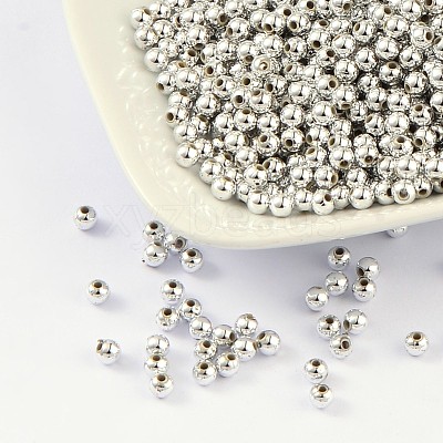 Plating Acrylic Beads PL681-1-1