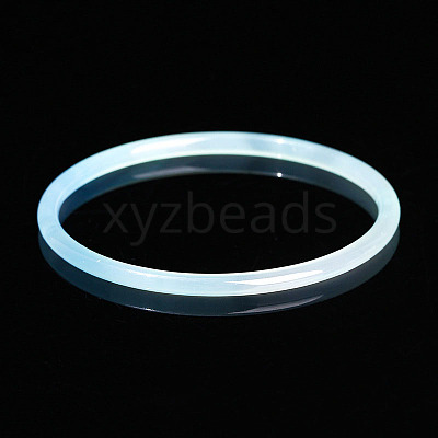 Dyed Natural Agate Simple Plain Bangle for Women FIND-PW0021-09B-06-1