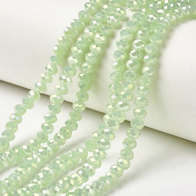 Electroplate Glass Beads Strands EGLA-A034-J4mm-T03-1