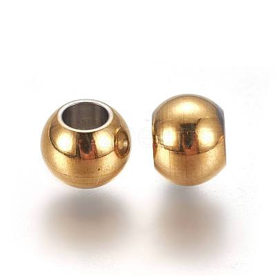Ion Plating(IP) 304 Stainless Steel Spacer Beads STAS-L222-42C-G-1