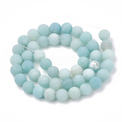 Natural Amazonite Beads Strands LS-G-T106-190-1