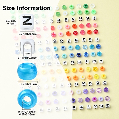 Transparent & Opaque Acrylic Beads KY-FS0001-26E-1