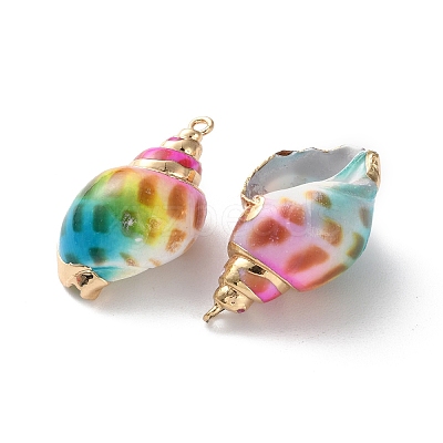 Conch Shell Pendants SSHEL-B002-06C-1