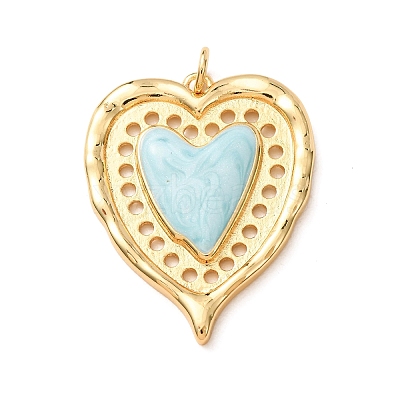 Brass Pendants KK-CBA2F11-14G-03-1