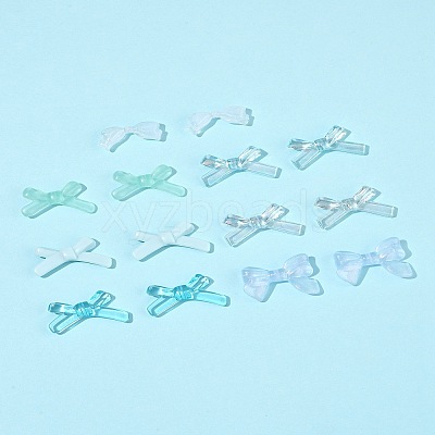 70Pcs 7 Styles Opaque & Transparent Acrylic Beads MACR-FS0002-13-1