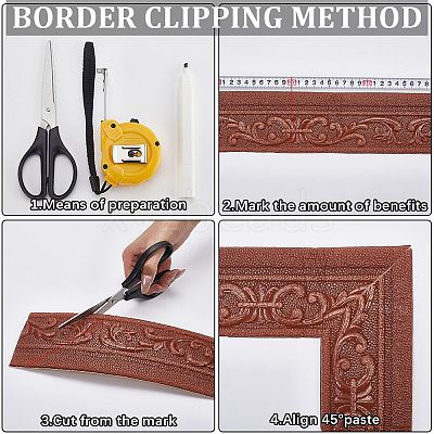 2Pcs 2 Styles Self-Adhesive Wall Stickers DIY-CP0012-21A-1