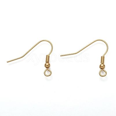 304 Stainless Steel Earring Hooks STAS-L258-001A-G-1
