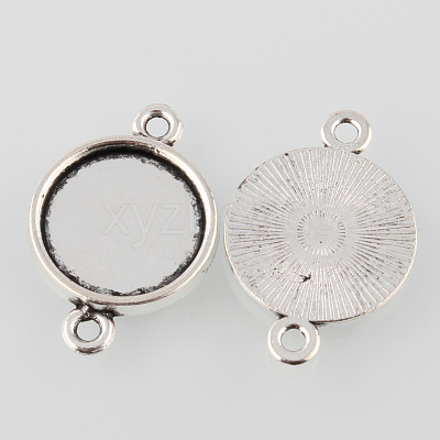 Tibetan Style Alloy Cabochon Connector Settings LS-TIBE-M022-13AS-1