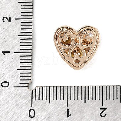 Brass Micro Pave Cubic Zirconia Beads KK-K297-32G-03-1