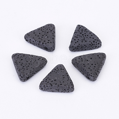 Natural Lava Rock Beads X-G-P316-H-1