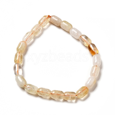 Heated Natural Citrine Beads Strands G-G980-23-1