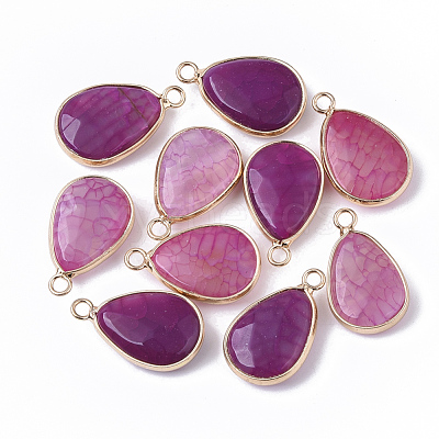Natural Agate Pendants G-S359-013-1