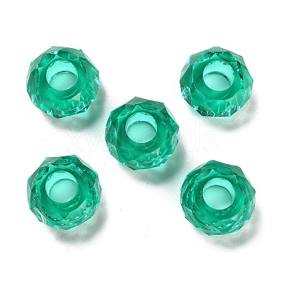 Transparent Resin European Beads X1-RESI-B020-05A-1