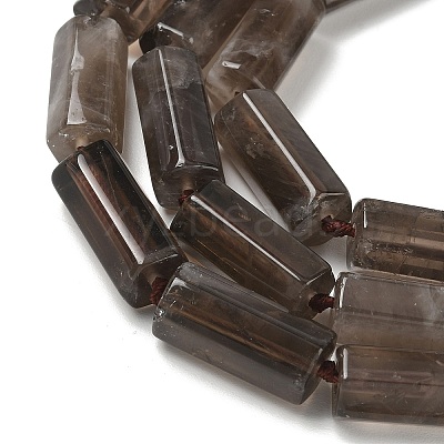 Natural Smoky Quartz Beads Strands GG-CBA086A-03A-01-1