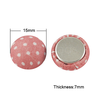 Woven Cabochons WOVE-S037-15mm-7-1