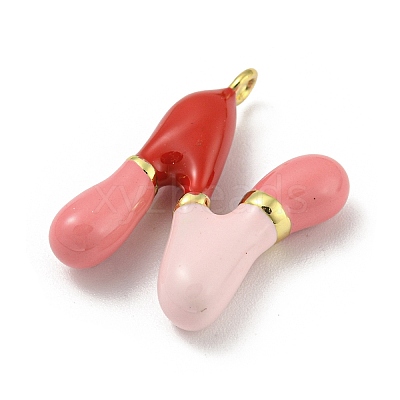 Brass Enamel Pendants X-KK-E093-03G-N-1