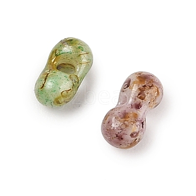 Picasso Glass Seed Beads SEED-Q038-02A-1