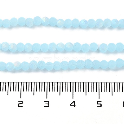 Imitation Jade Glass Beads Strands X1-EGLA-A034-J3mm-MB04-1