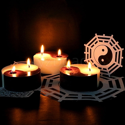 Taichi Yin-yang Scented Candle Food Grade Silicone Molds LS-PW-WG43645-01-1