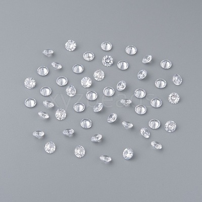 Clear Grade A Diamond Shaped Cubic Zirconia Cabochons X-ZIRC-M002-3mm-007-1