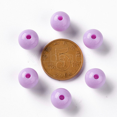Opaque Acrylic Beads MACR-S370-C10mm-A03-1