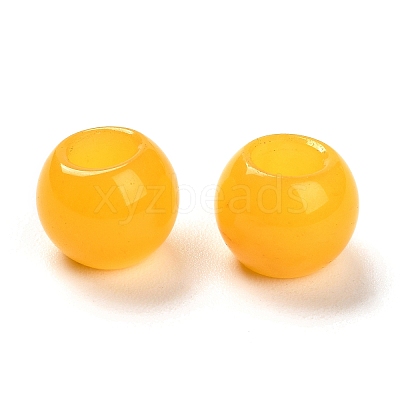 Natural Topaz Jade Dyed European Beads G-R488-01C-1